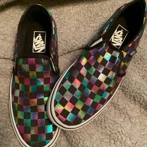 Vans iridescent sneakers